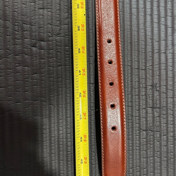 Cavalieri Brown Leather Belt - Picture 6 of 8